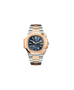 Patek Phillippe Nautilus Rose Gold & Stainless Steel Blue Dial for sale with Crypto Emporium