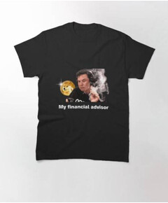 Elon Musk Financial Doge T-Shirt for sale with Crypto Emporium