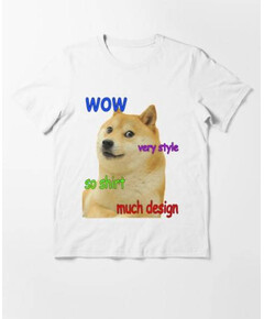Much Wow, Much Style T-Shirt for sale with Crypto Emporium