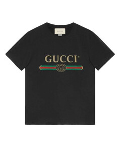 Gucci Print Washed Black T-Shirt for sale with Crypto Emporium