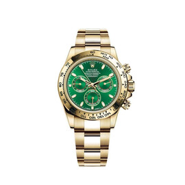 Rolex Cosmograph Daytona Yellow Gold Green Dial for sale with Crypto Emporium