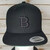 Bitcoin Black on Black Embroidered 3D Logo Snapback Hat for sale with Crypto Emporium