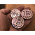 2 to 3 ozt. Bitcoin Symbol Coin Hand Poured Copper CU Metal Ingot for sale with Crypto Emporium
