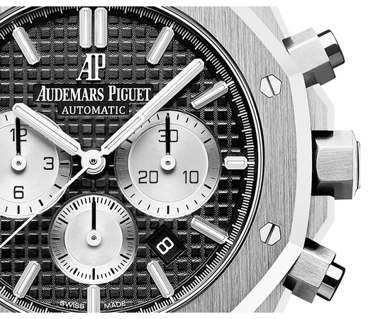 Audemars Piguet Royal Oak Chronograph 41mm Black Dial for sale with Crypto Emporium