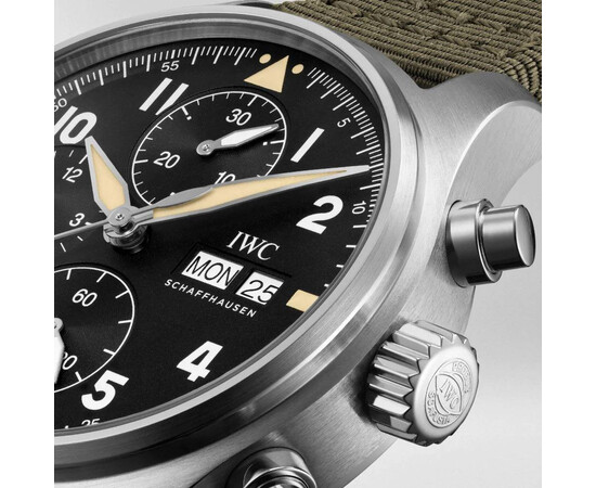 IWC Pilot Spitfire Chronograph Watch for sale with Crypto Emporium