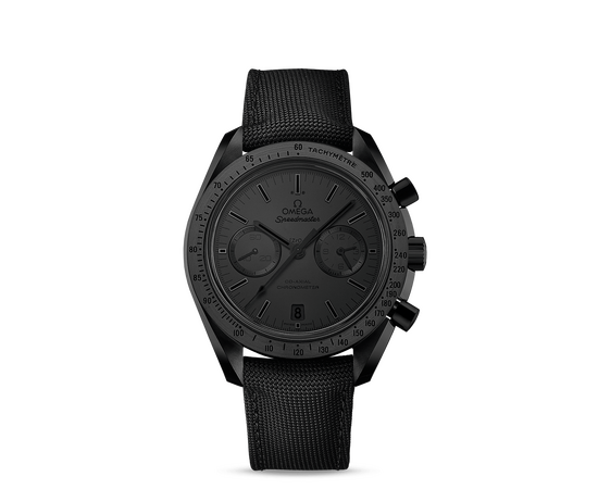 Omega Speedmaster Dark Side Of The Moon Black on Black for sale with Crypto Emporium