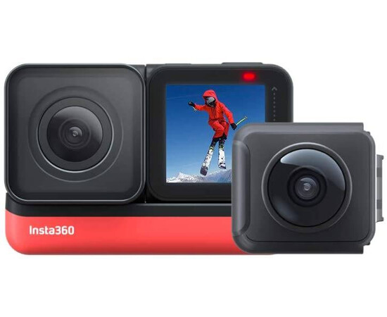 Insta360 ONE R Twin Edition Camera with Interchangeable Lenses for sale with Crypto Emporium