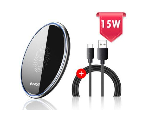 Essager 15W Qi Magnetic Wireless Charger with Cable for sale with Crypto Emporium
