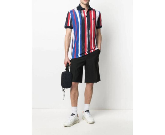 Dolce & Gabbana Striped Polo Shirt for sale with Crypto Emporium