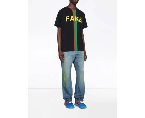 Gucci Fake Black T-Shirt for sale with Crypto Emporium