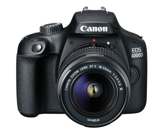 Canon EOS 4000D Twin Kit with 18-55 III and EF 75-300mm III Lens for sale with Crypto Emporium