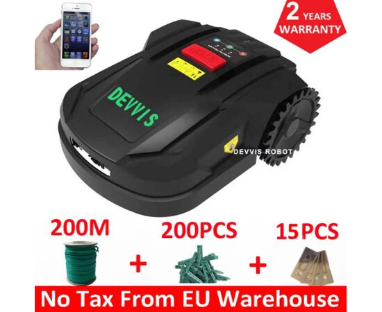 DEVVIS Robot Lawn Mower 7th Generation for sale with Crypto Emporium