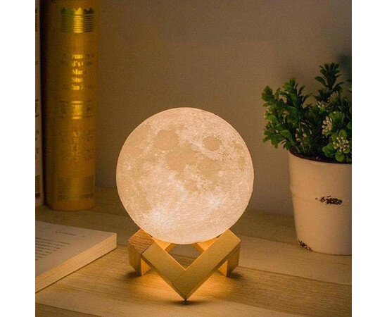 Moon Led Light Lamp Rechargeable Dimmable 16 Color for sale with Crypto Emporium