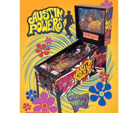 Stern Austin Powers Pinball Machine for sale with Crypto Emporium