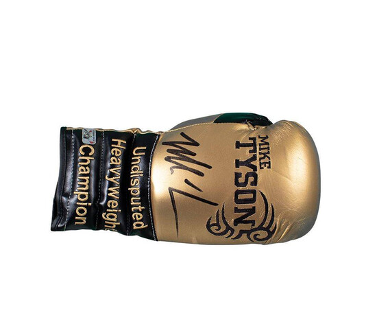 Mike Tyson Signed Boxing Glove for sale with Crypto Emporium