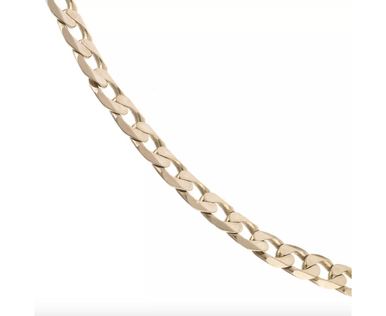 9ct Yellow Gold 22 Inch Curb Chain for sale with Crypto Emporium