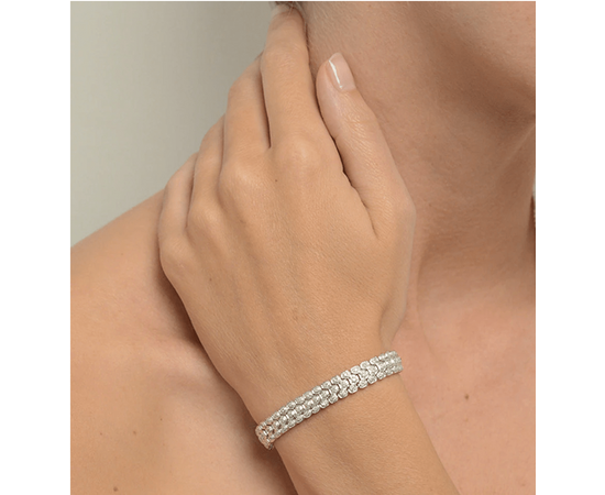 Evening Bracelet 1.00CT Diamond 9K White Gold for sale with Crypto Emporium