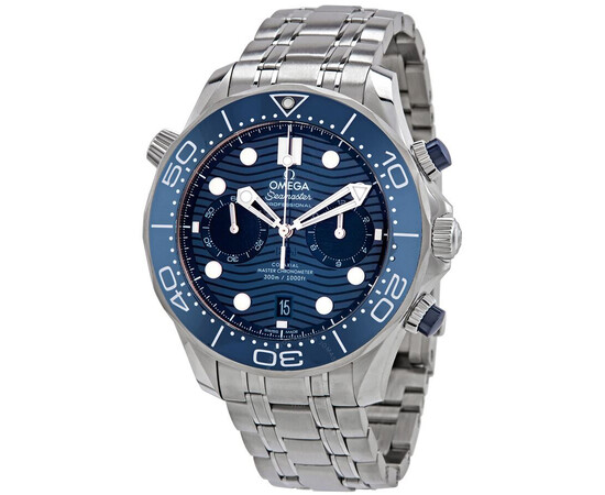 Omega Seamaster Diver 300m Blue Dial Chronograph 44mm for sale with Crypto Emporium