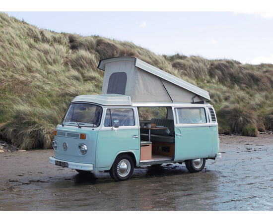1974 VW T2 Bay Window Camper for sale with Crypto Emporium
