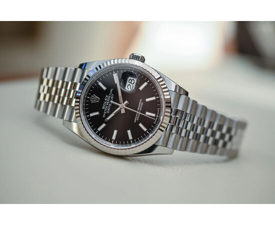 Rolex Datejust 36 Black Dial Jubilee for sale with Crypto Emporium