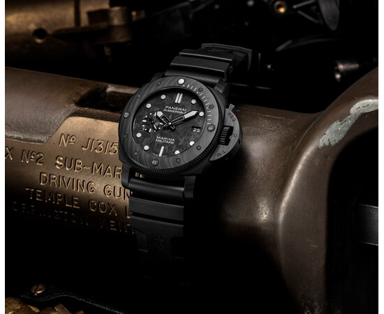 Panerai Submersible Marina Militaire Carbotech for sale with Crypto Emporium
