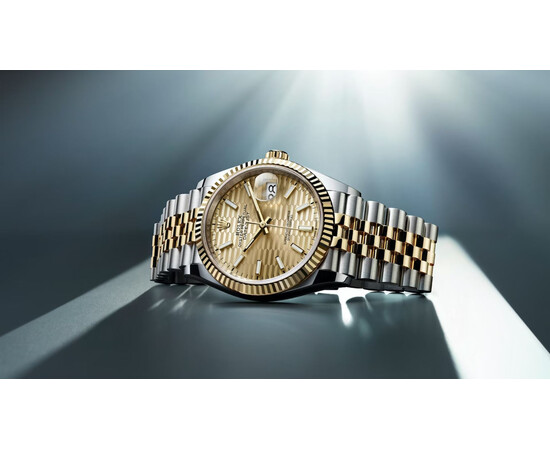 Rolex Datejust 36 Yellow Gold Steel for sale with Crypto Emporium