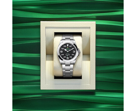 Rolex Air King Black Dial 40mm for sale with Crypto Emporium