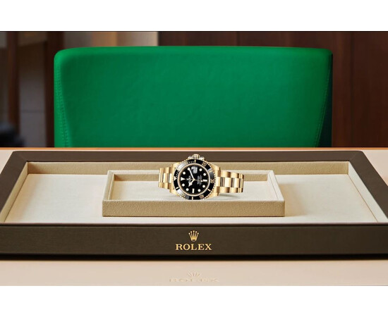 Rolex Submariner Date Yellow Gold Black Dial 41mm for sale with Crypto Emporium