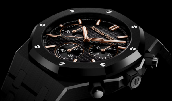 Audemars Piguet Royal Oak side view crown