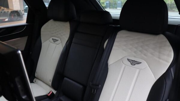 Bentley Bentayga rear seat