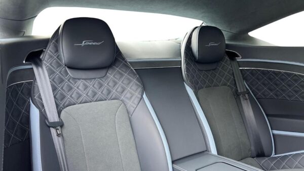 Bentley Continental GT rear seat