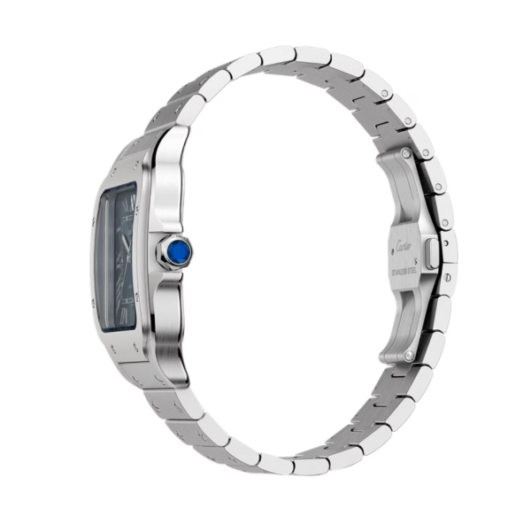 Santos De Cartier Watch Blue Dial - Image 4