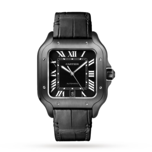 Cartier Santos bitcoin, crypto, luxury watches