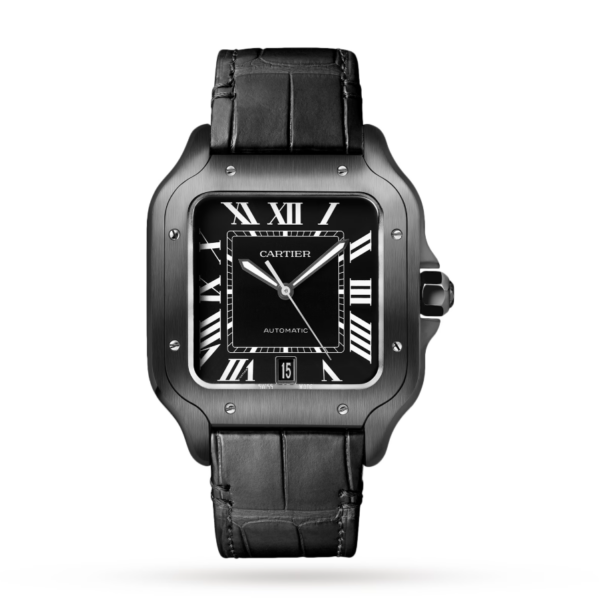 Cartier Santos bitcoin, crypto, luxury watches