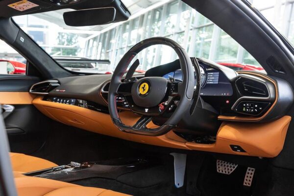 Ferrari 296 GTB cockpit