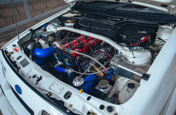 Ford Sierra Cosworth RS500 engine bay