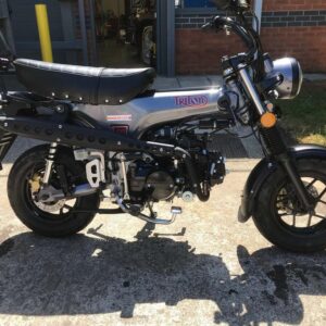 Honda ST70 motorbike, bitcoin, crypto