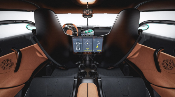 Koenigsegg Gemera interior multimedia system