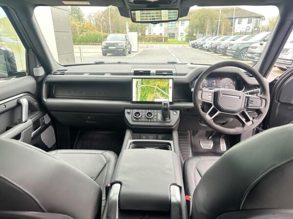 Land Rover Defender 130 cockpit