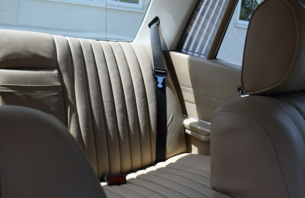 Mercedes-Benz 380SLC rear seat interior