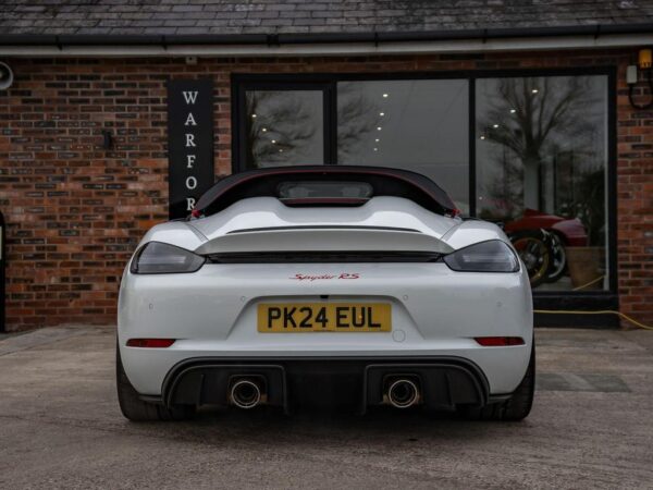 Porsche 718 Spyder back