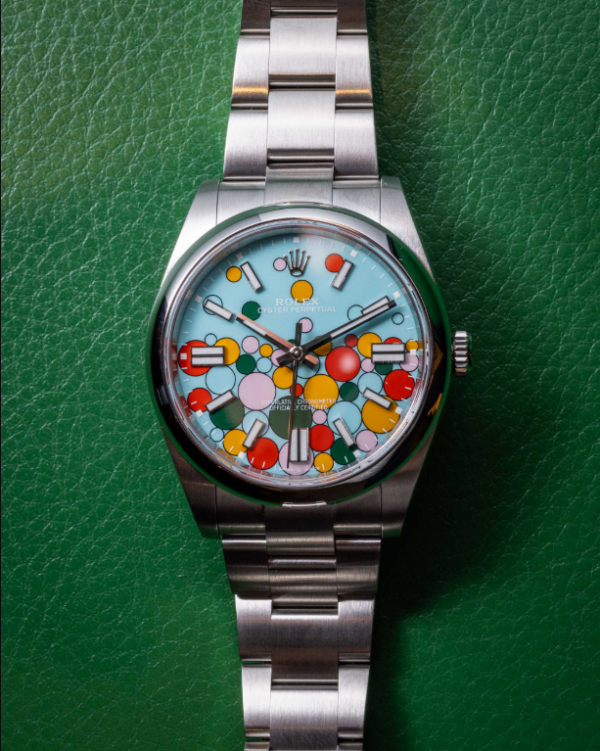 Rolex Oyster Perpetual 36 Celebration Dial dial