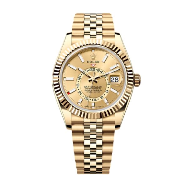 Rolex Sky-Dweller bitcoin, crypto, luxury watches