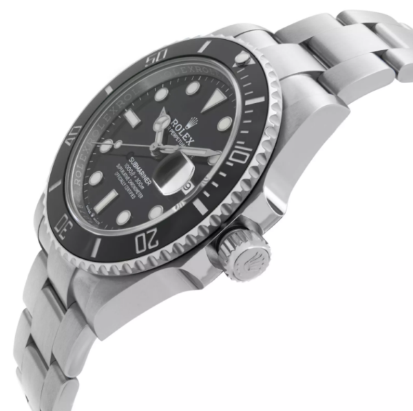 Rolex Submariner Date Black Dial crown