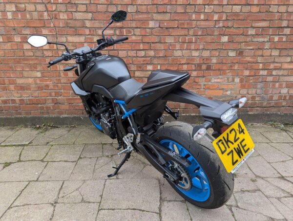 Suzuki GSX-8S motorbike, bitcoin, crypto