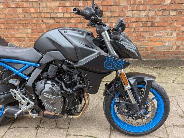 Suzuki GSX-8S motorbike, bitcoin, crypto