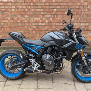 Suzuki GSX-8S motorbike, bitcoin, crypto