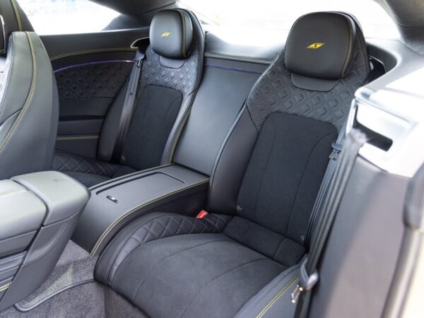 Bentley Continental GT rear seats