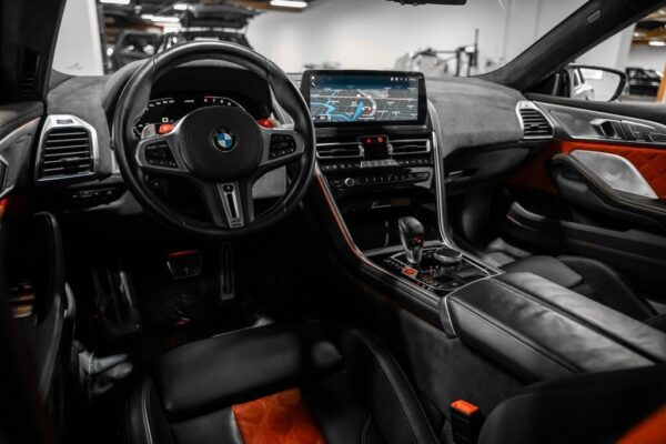 BMW M8 cockpit