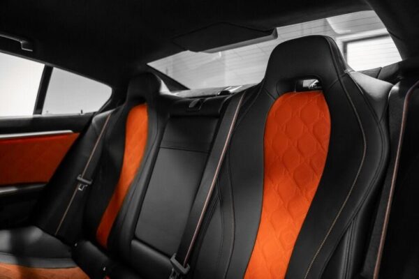 BMW M8 rear seat